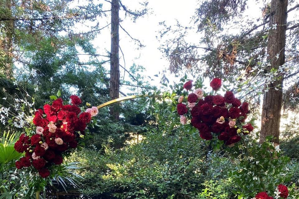 Floral hoop