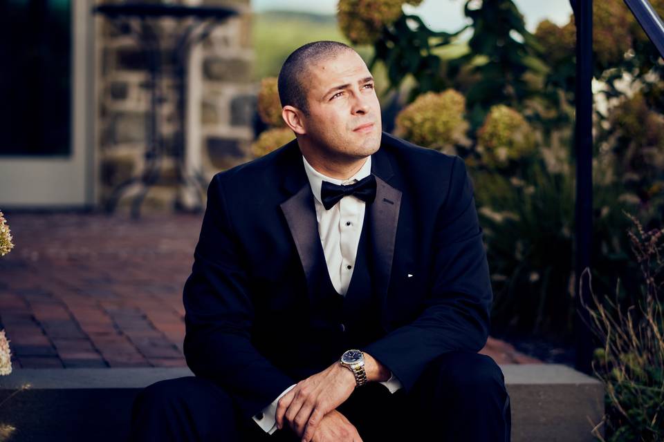 Pensive Groom