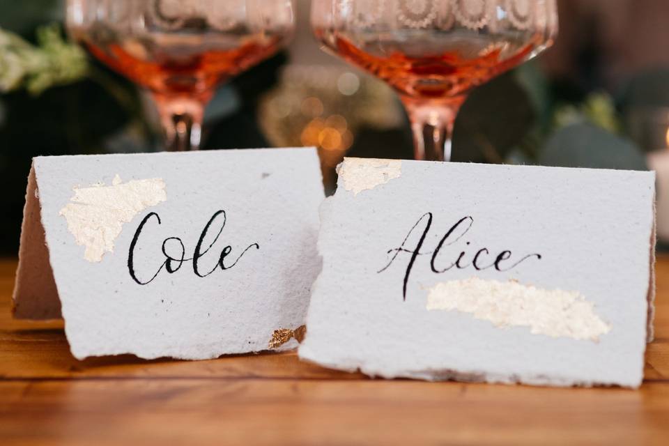 Classic place cards