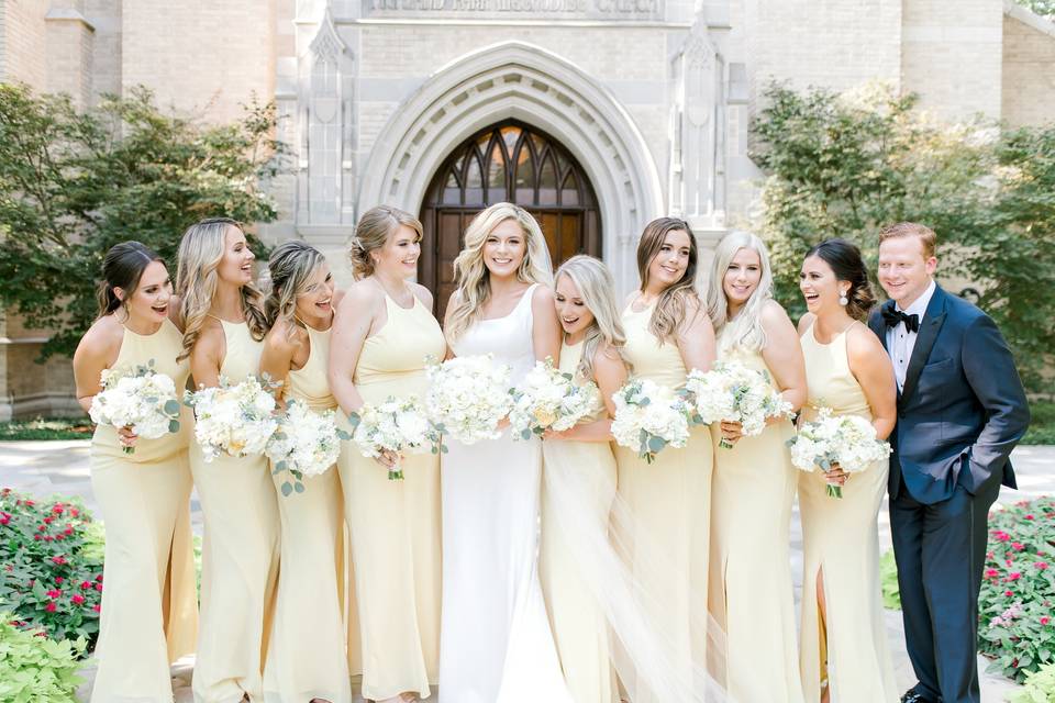 Yellow Bridal Party