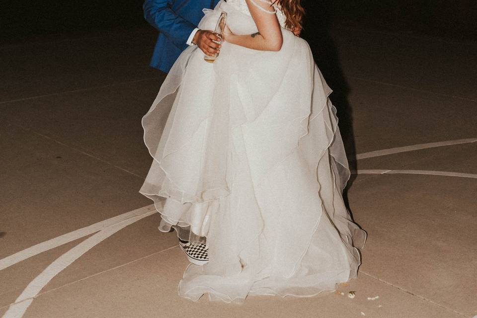 First dance, under the stars