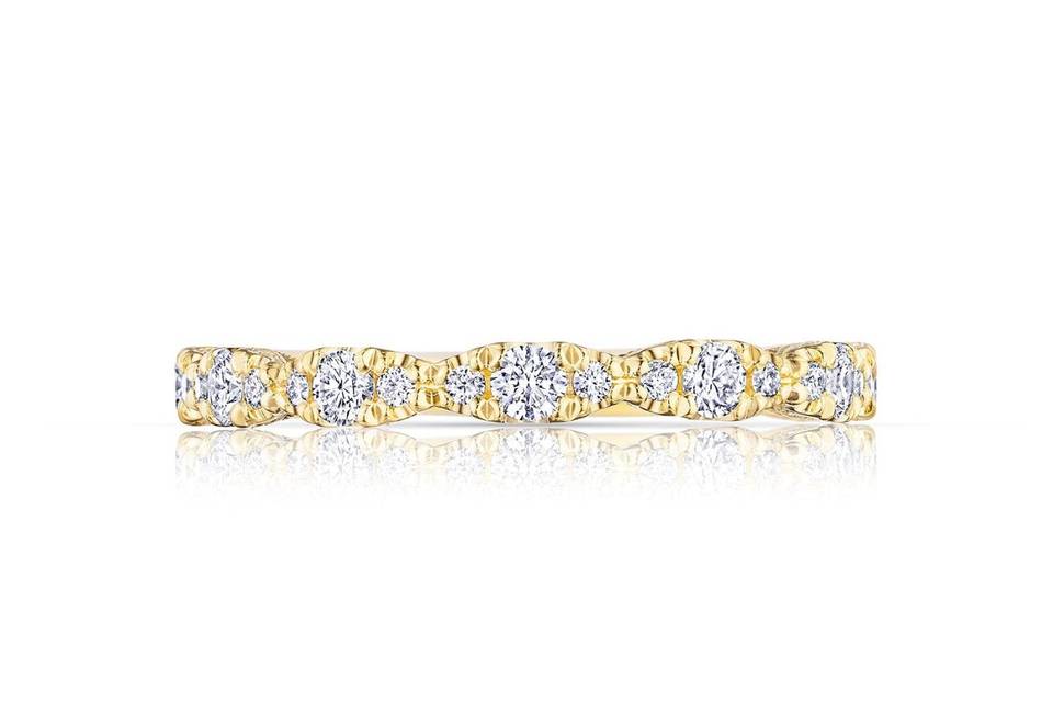 Manfredi Jewels Tiffany & Co. Atlas White Gold Band - Estate Jewelry