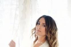Serendipity robe- in Ivory with natural Vintage lace trim