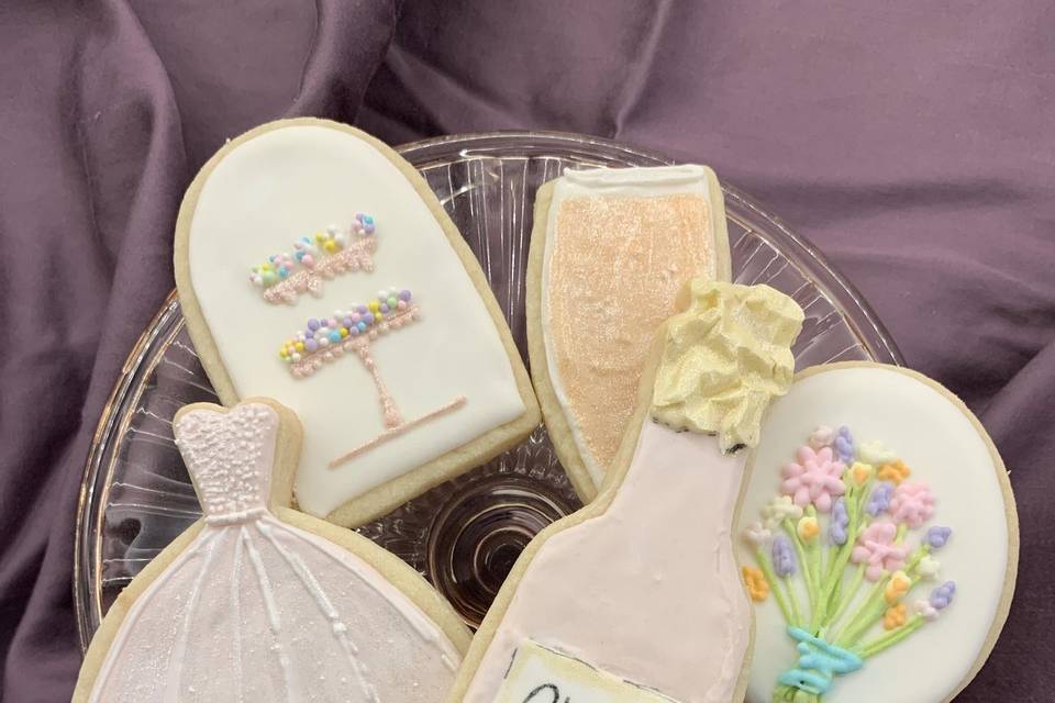 Little wedding cookies