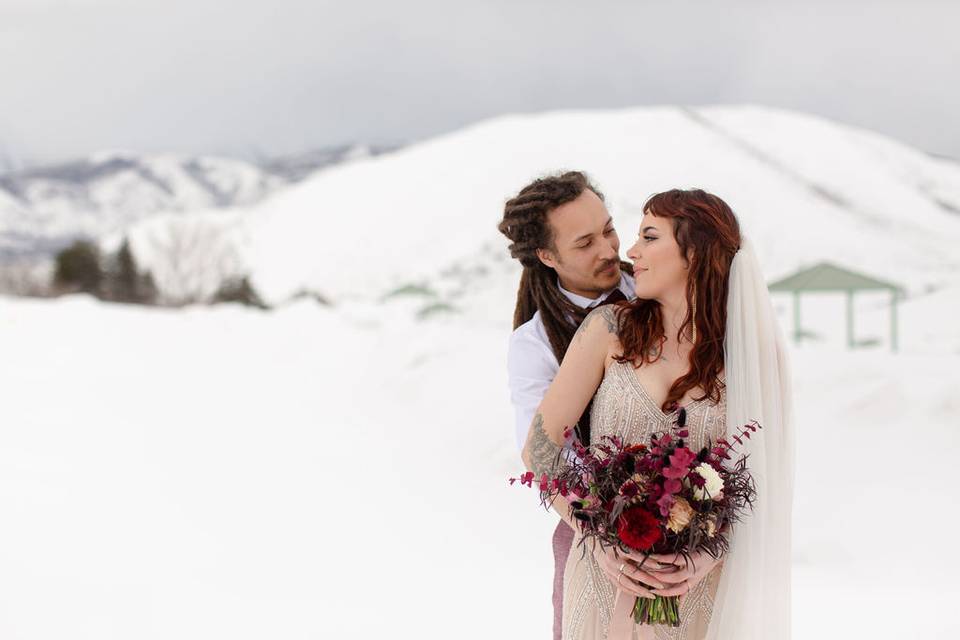 Haley + Zion Winter Wedding