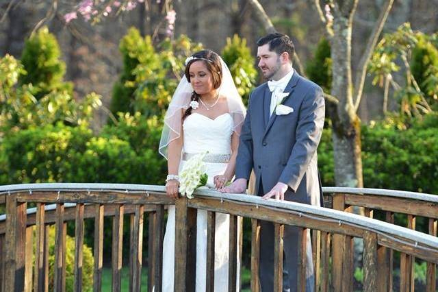 Couple by the bridge