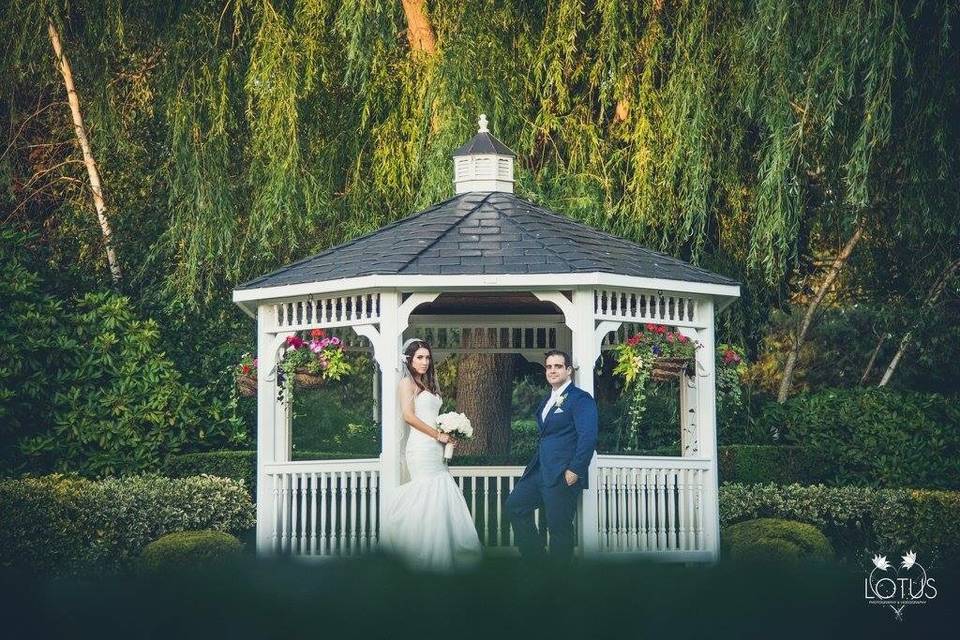 Couple by the bridge