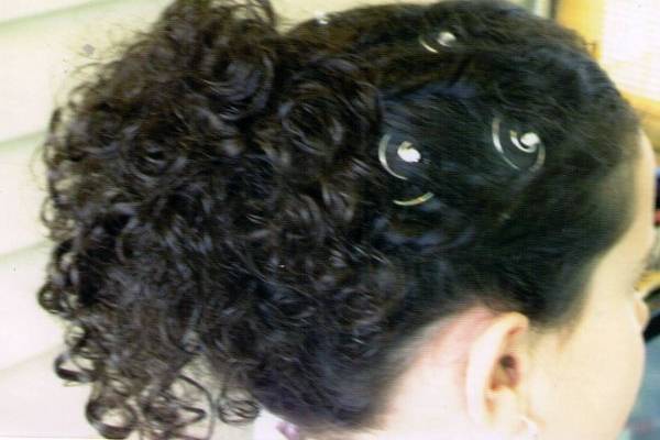 Bridal hair