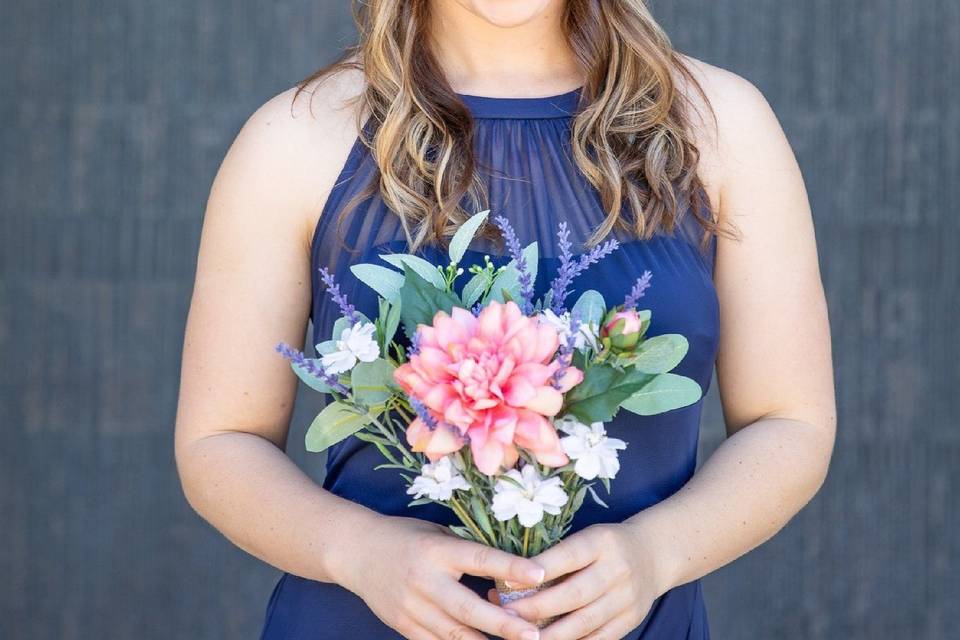 Bridesmaid with updo