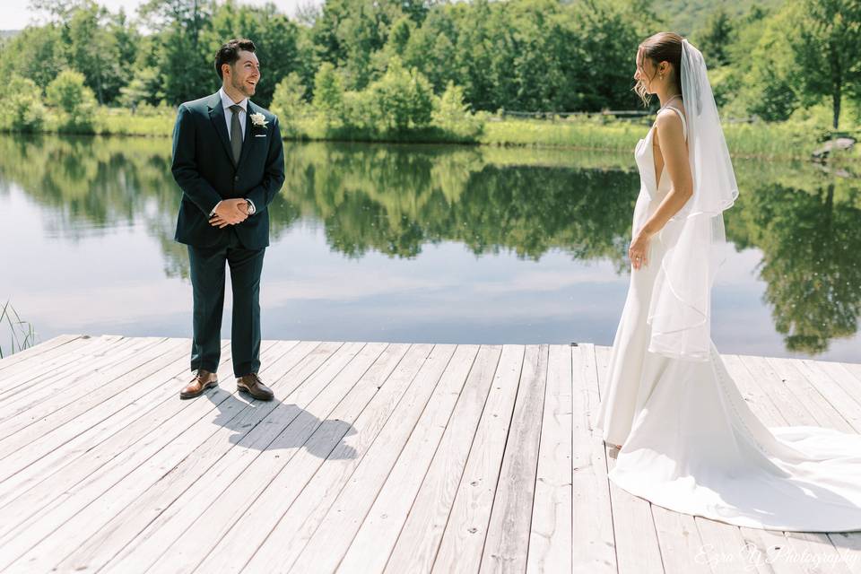 Couple on the dock