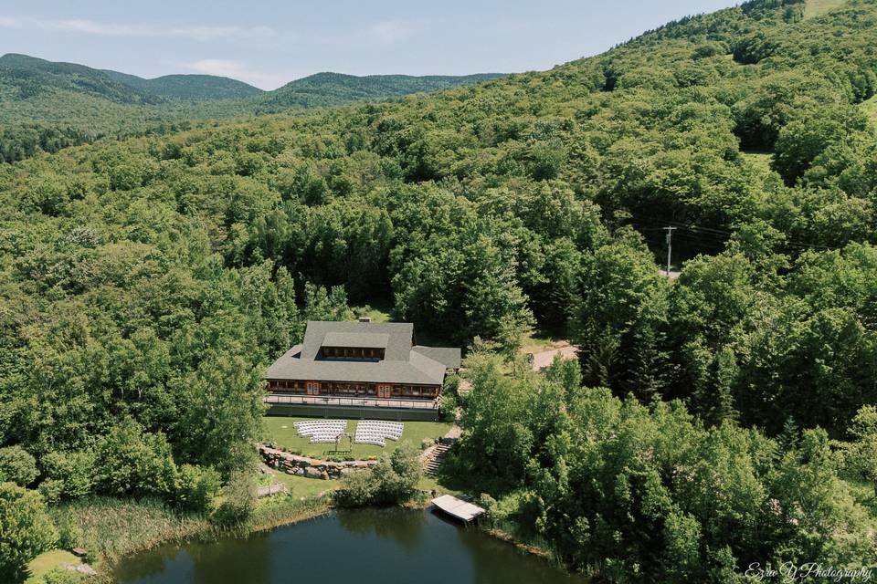 Drone views of The Ponds
