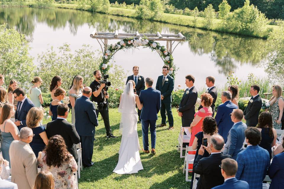 Ceremony in progress