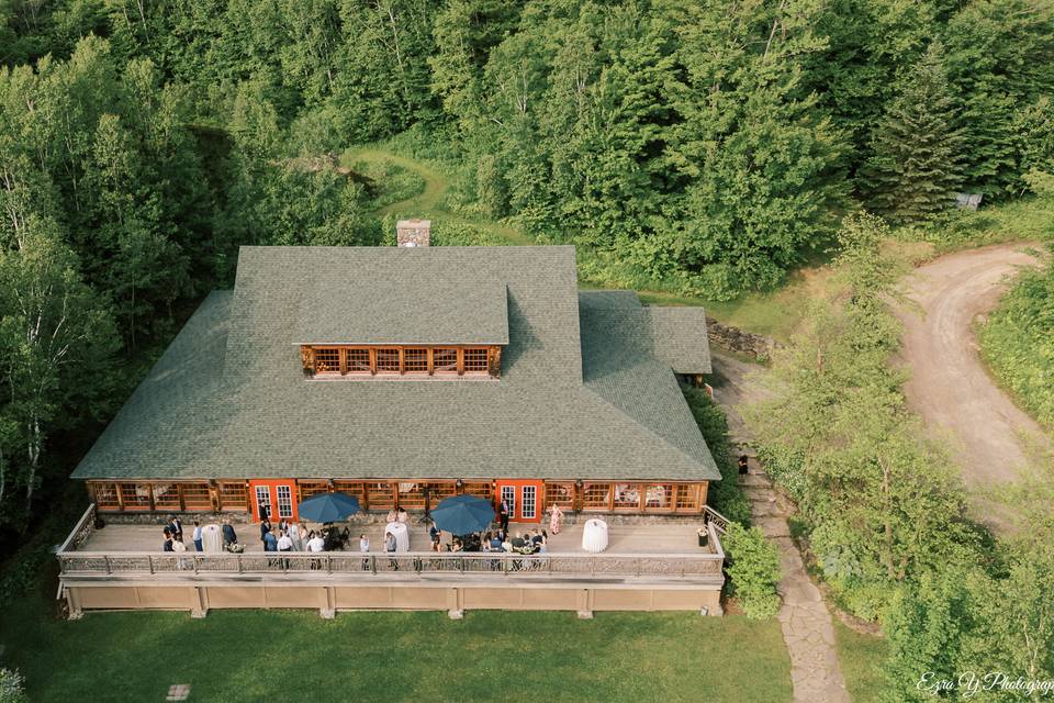 The Ponds drone shot