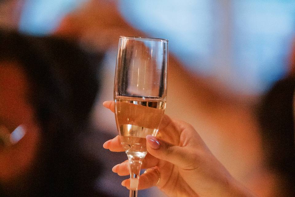 Champagne toast
