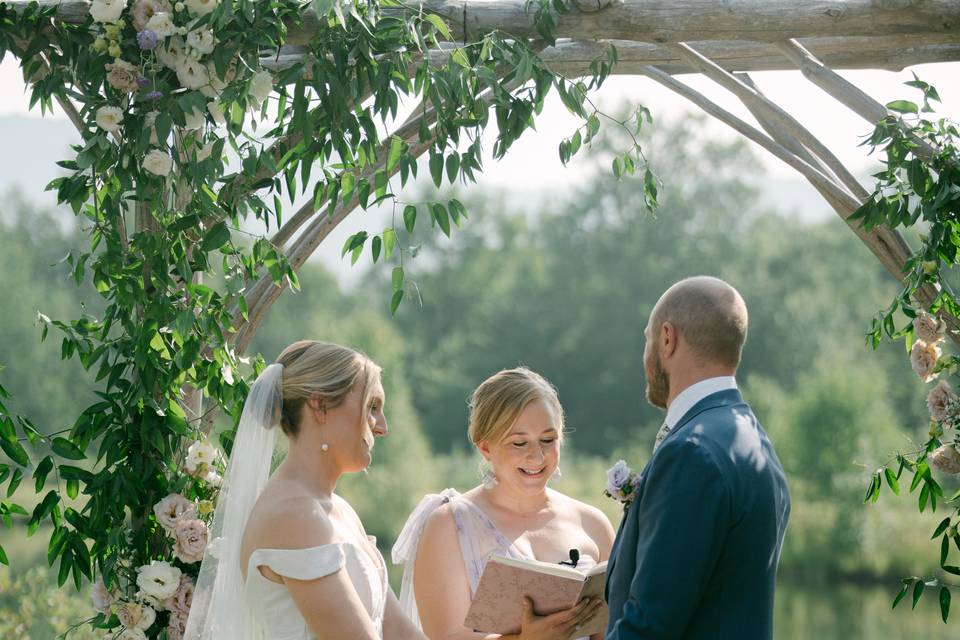 Ceremony in progress