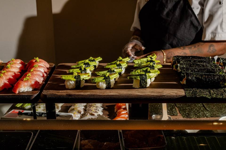 Chef-Led Sushi Service