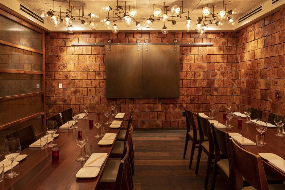Intimate Private Dining