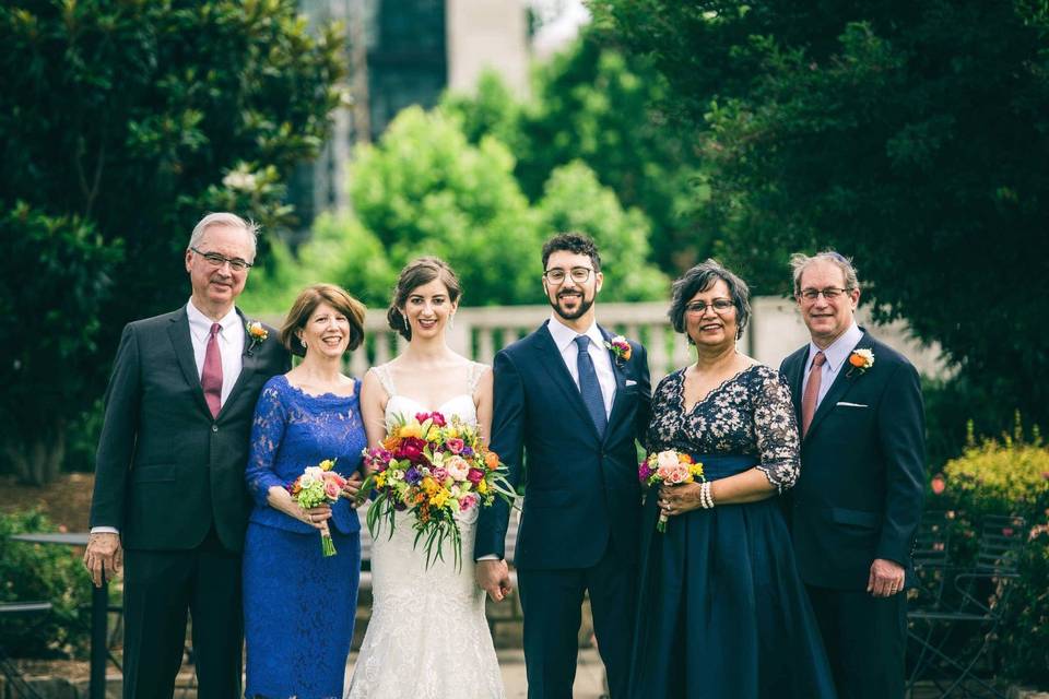 Family photo in Charlotte