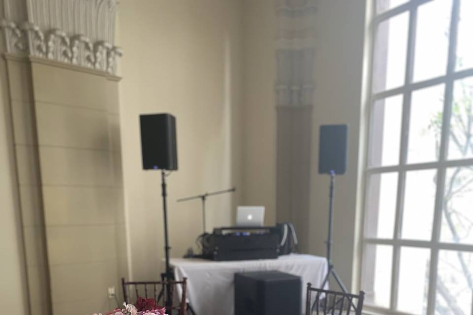 Wedding setup
