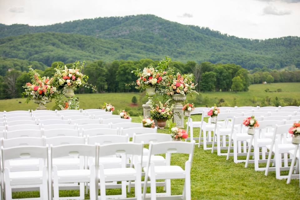 White chairs