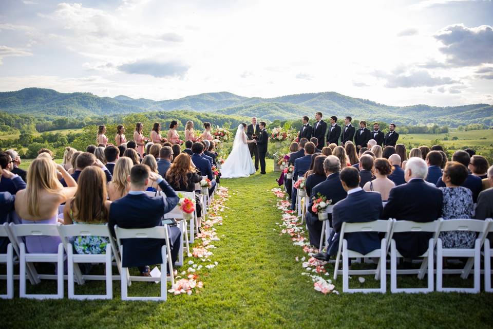 Outdoor ceremony