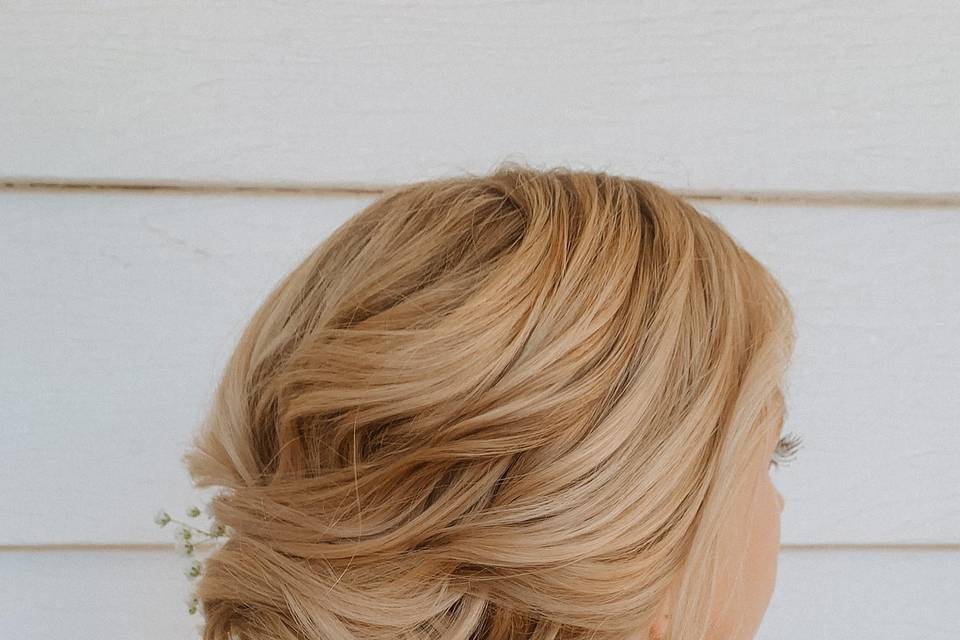 Airy updo