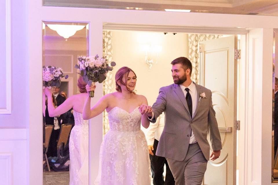 Bride and groom entrance