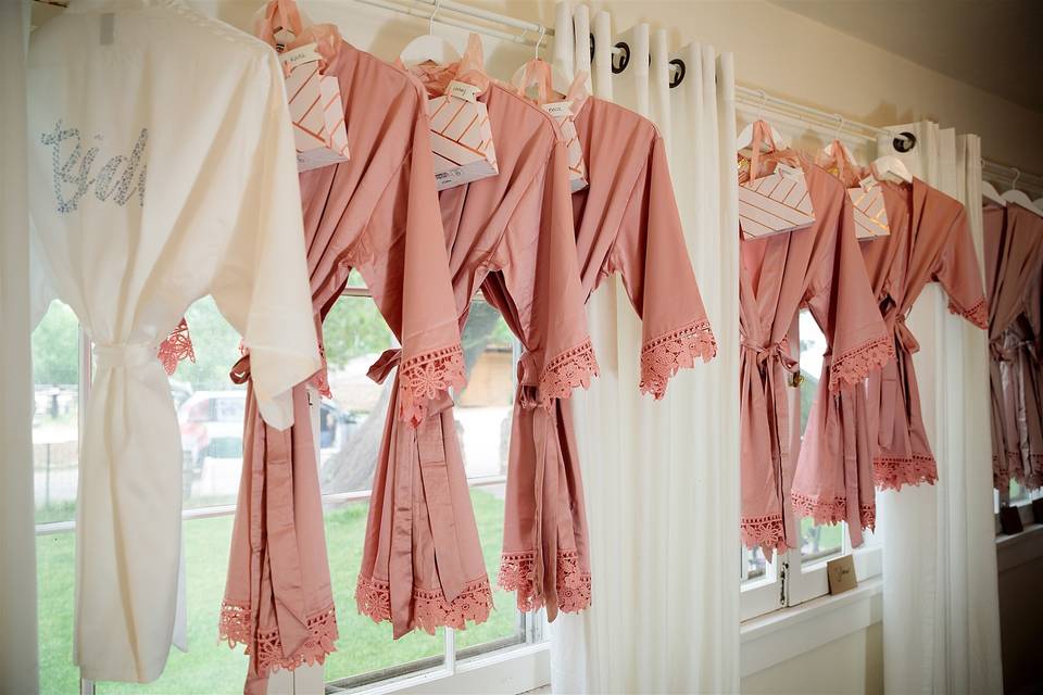 Bridesmaid robes