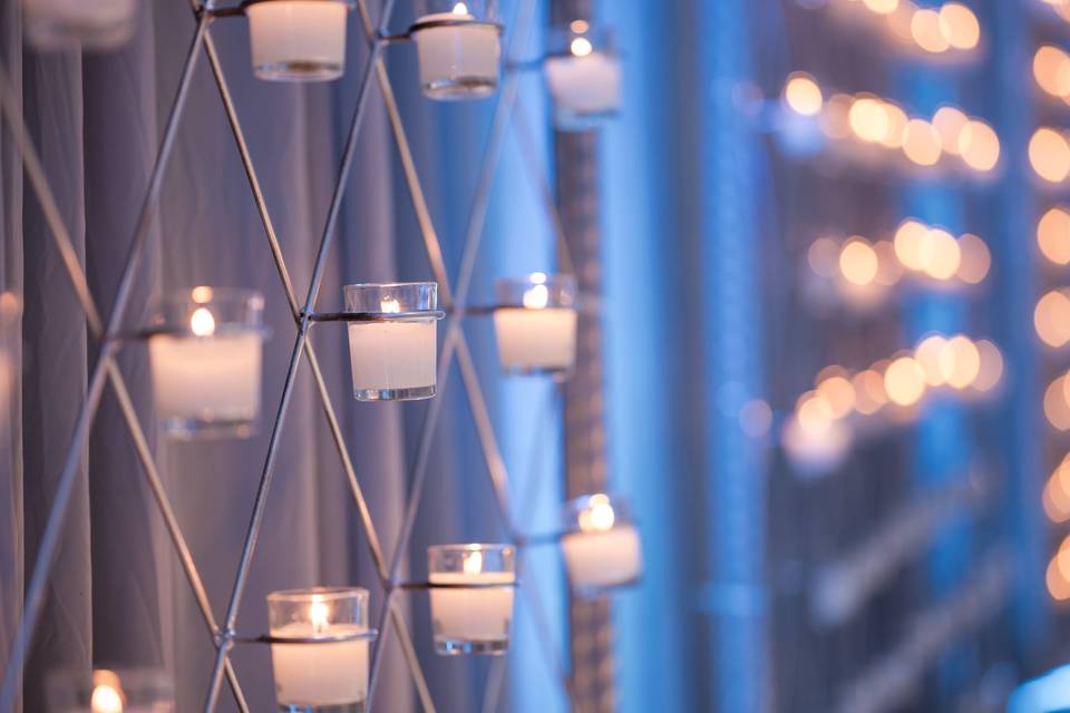 Triple Arch Candle Wall