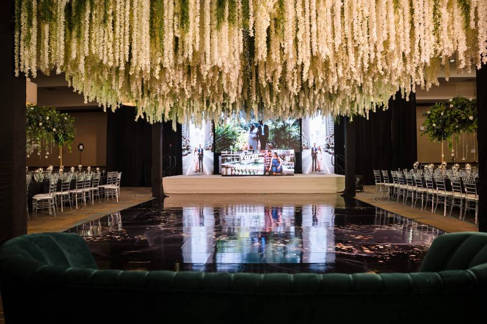 Full Floral Head Table