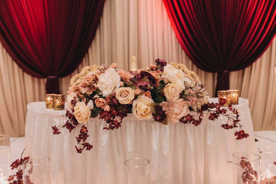 Romantic Sweetheart Table