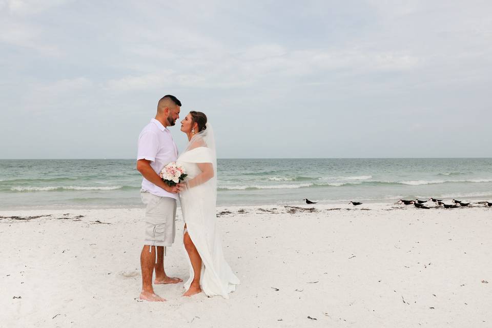 St Petersburg beach wedding