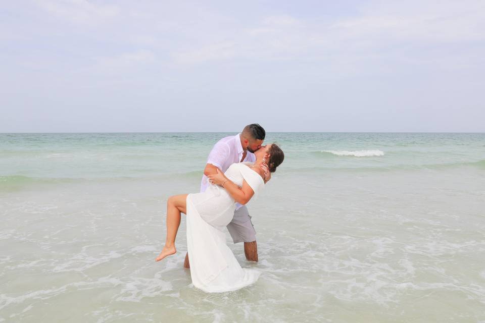 St Petersburg beach wedding