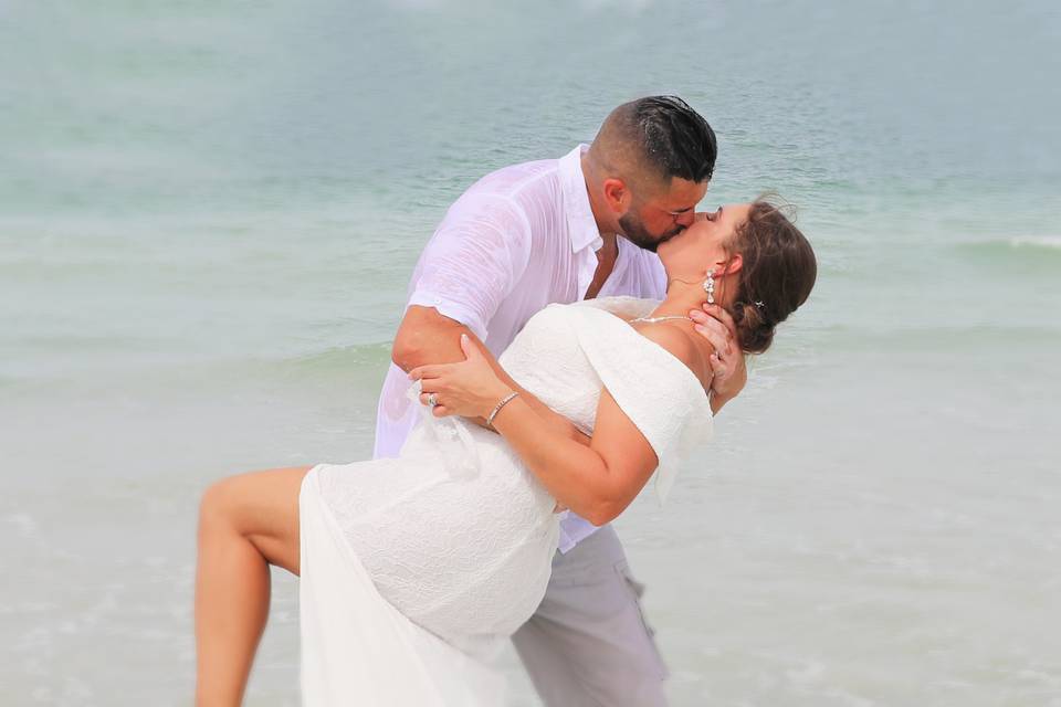 St Petersburg beach wedding