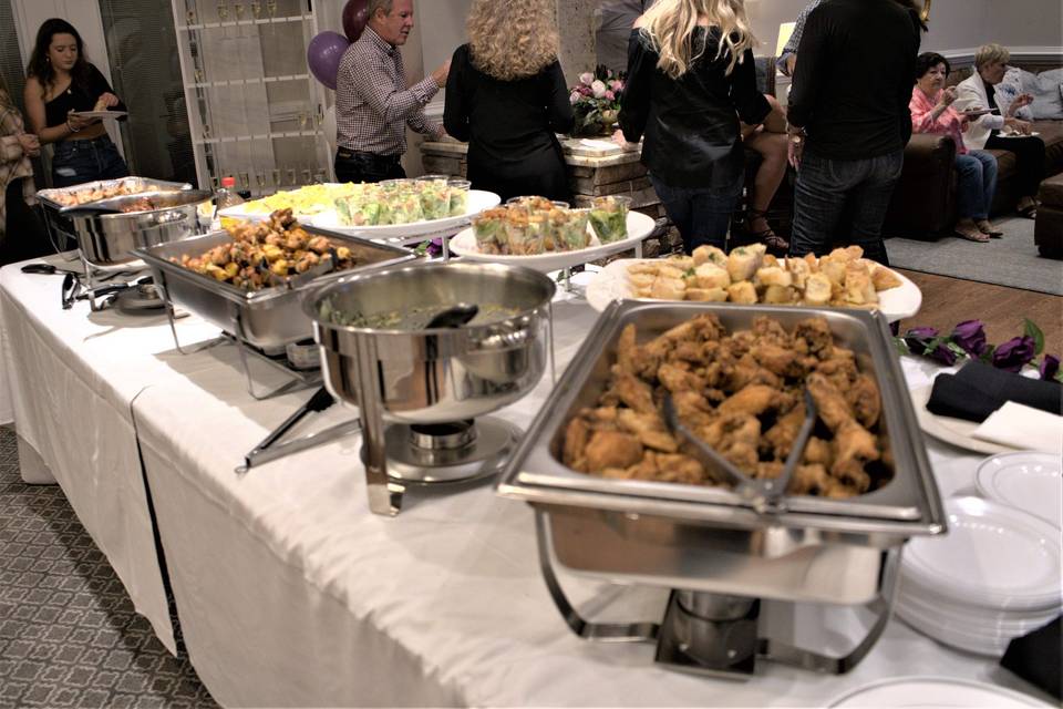 Catering table