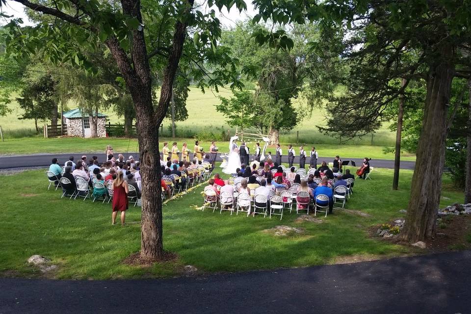 Open-air ceremony