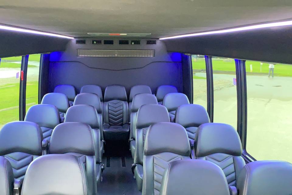 Upscale bus