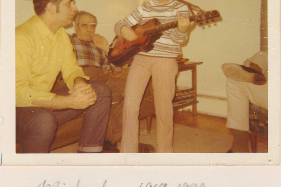 Playing Guitar at age eight!