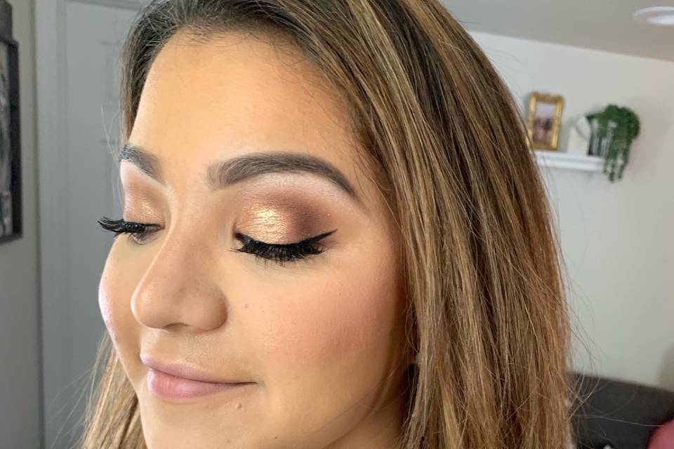 Makeup for an event
