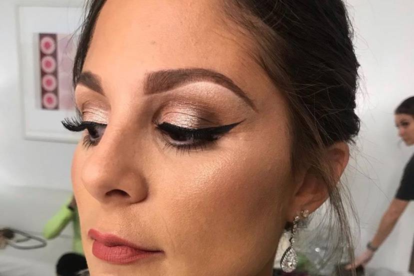 Makeup for an event