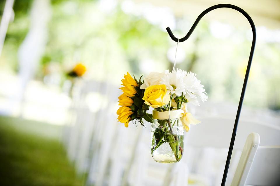 Mason Jar Floral Arrangements