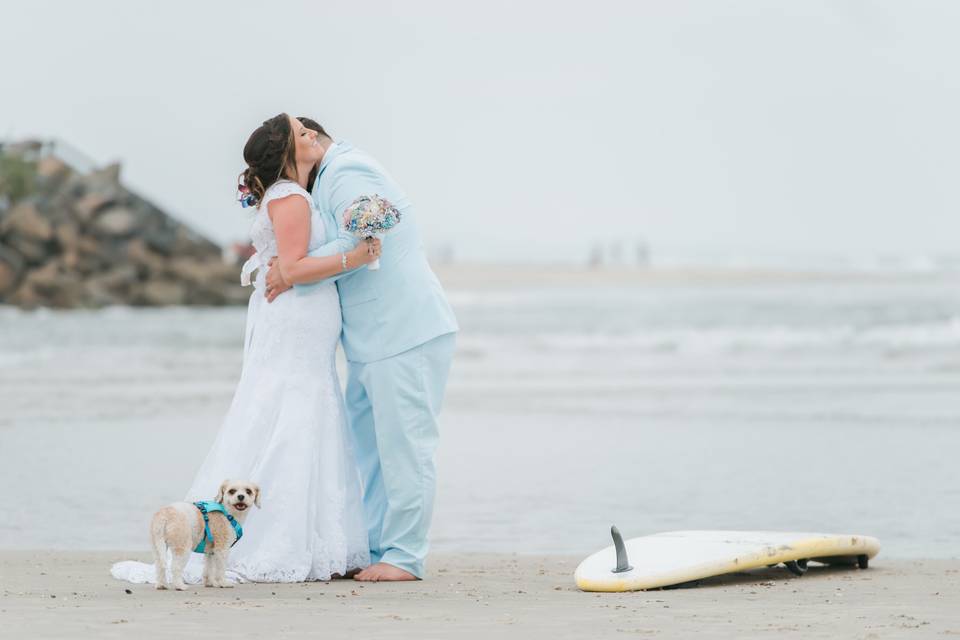 Del Mar Dog Friendly Wedding