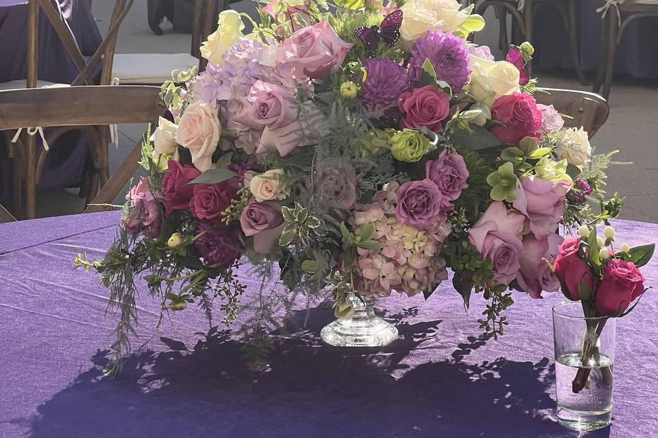 Purple florals