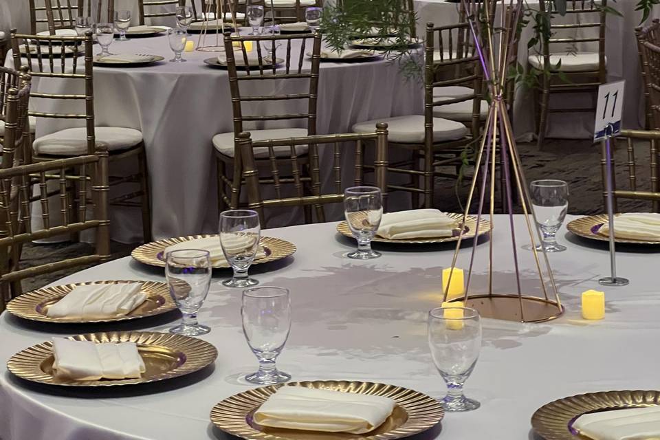 Reception decor