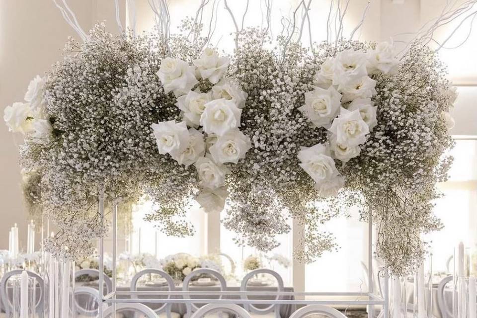 Orchids and babies breath