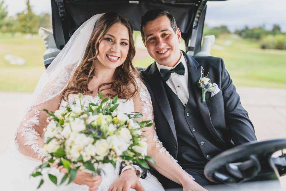 One of happy couples