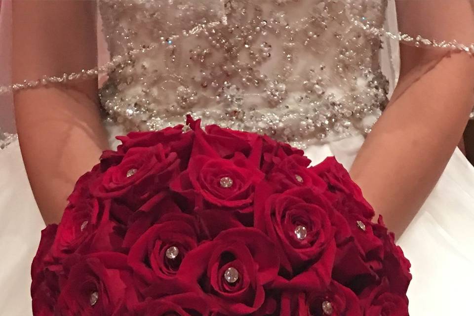 red rose bouquet