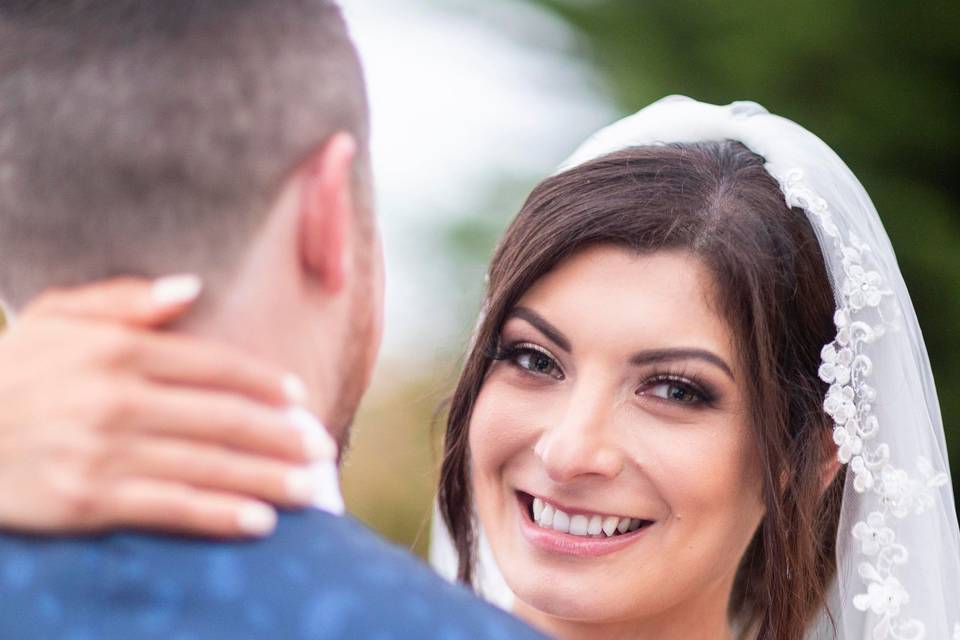 Happy bride