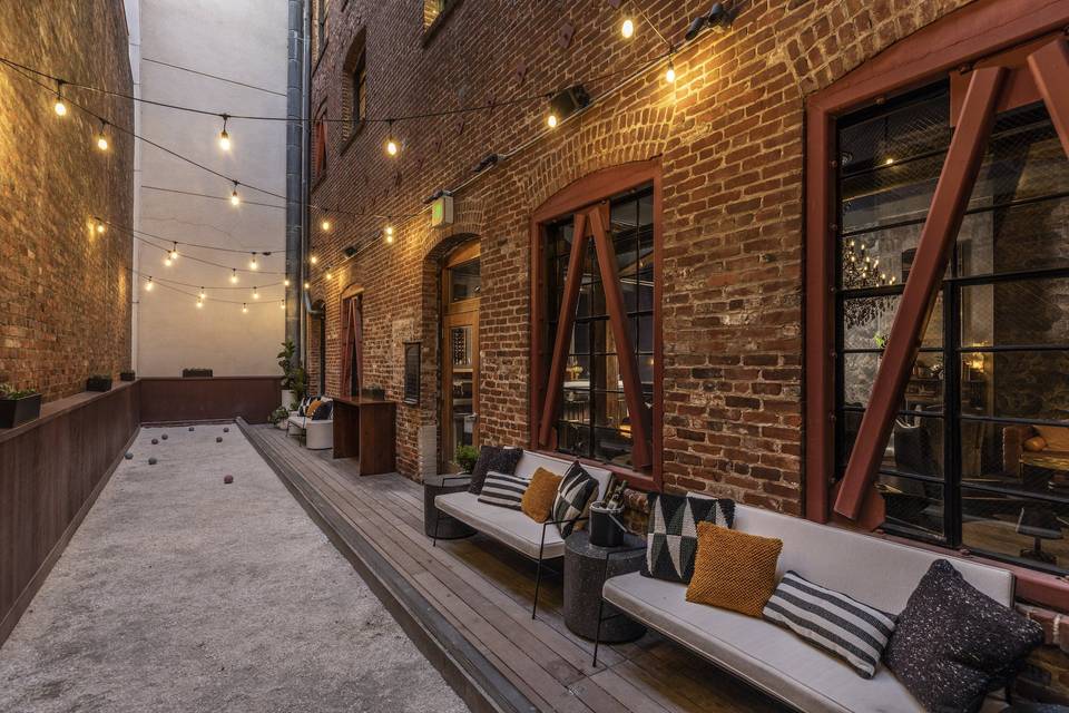 The Bocce Court & Patio