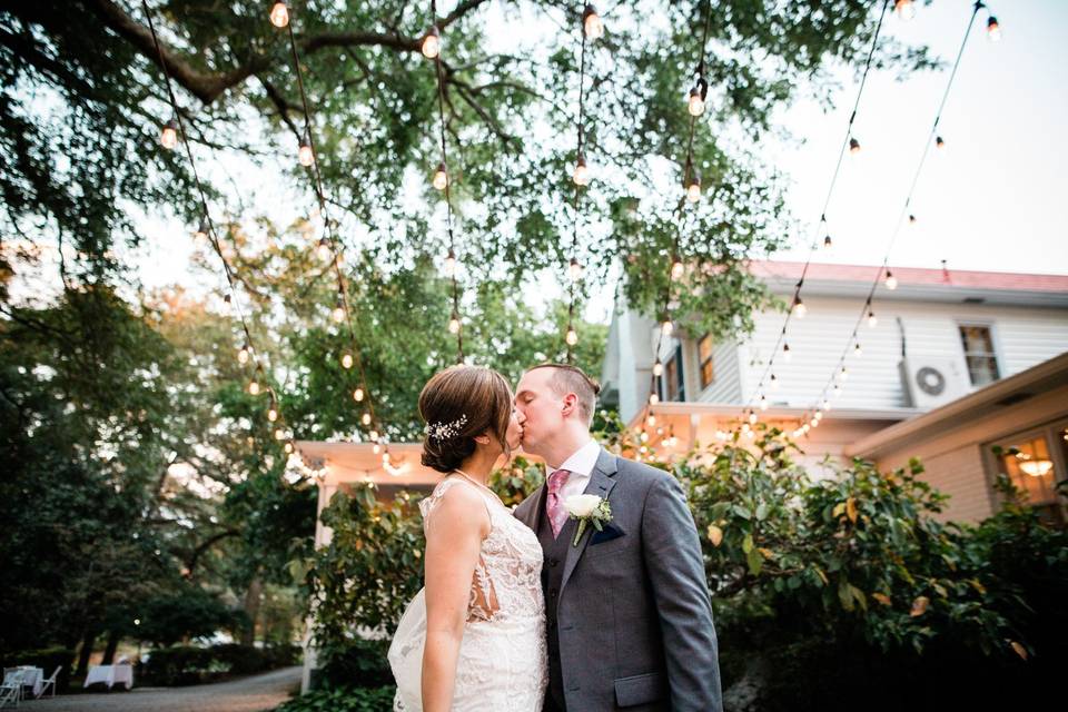 Bride & Groom String Lights